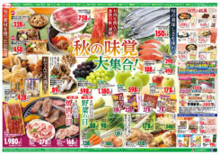 秋の味覚・秋色の銘菓　大集合！：防災用品ご予約キャンペーン