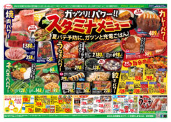 夏バテ防止にガッツリ！パワー！スタミナメニュー